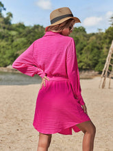 EMERY ROSE Belted Shirt Dress